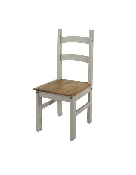 Core Products Corona Grey solid pine chairs (pair), CRG105 - pic 116914 | FastDaddyshop