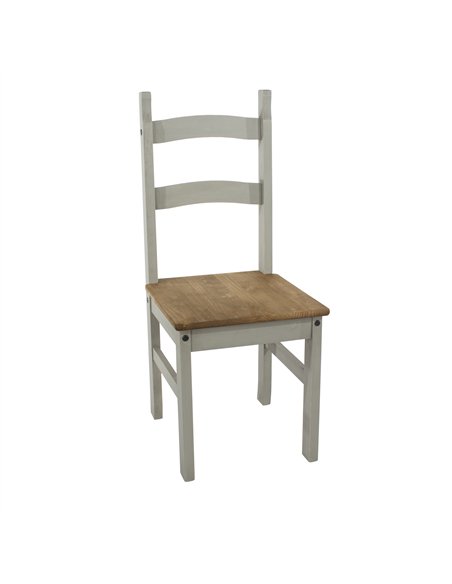 Core Products Corona Grey solid pine chairs (pair), CRG105 - pic 116916 | FastDaddyshop