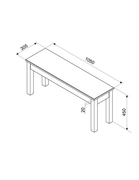 Core Products Linea linea bench for 1200mm table, CRG108 - pic 116927 | FastDaddyshop