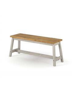 Core Products Corona Grey live edge large dining bench, CRG206
