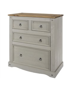 Core Products Corona Grey 2+2 drawer chest , CRG512