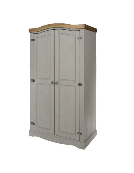 Core Products Corona Grey 2 door wardrobe , CRG520 - pic 116983 | FastDaddyshop