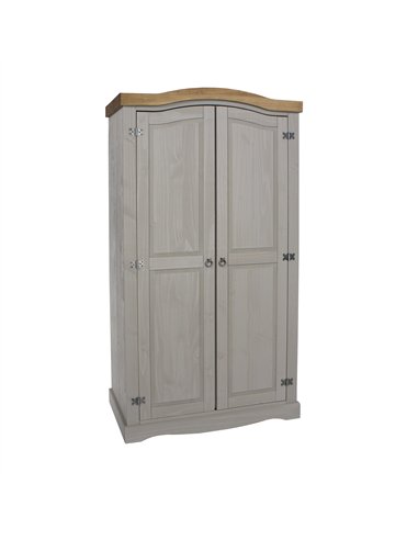 Core Products Corona Grey 2 door wardrobe , CRG520