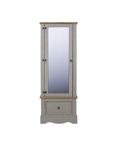 Core Products Corona Grey armoire with mirrored door, CRG525 - pic 116997 | FastDaddyshop