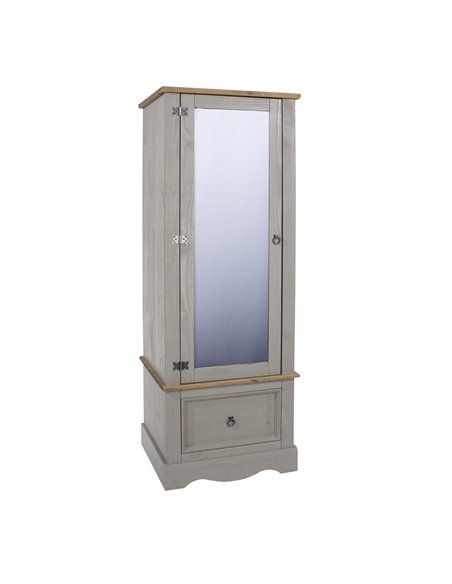 Core Products Corona Grey armoire with mirrored door, CRG525 - pic 116998 | FastDaddyshop