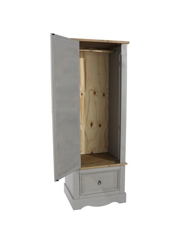 Core Products Corona Grey armoire with mirrored door, CRG525