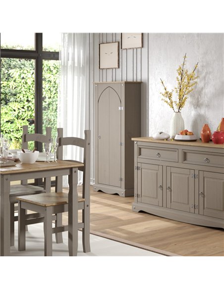 Core Products Corona Grey vestry cupboard , CRG905 - pic 117020 | FastDaddyshop