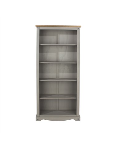 Core Products Corona Grey tall bookcase, CRG924