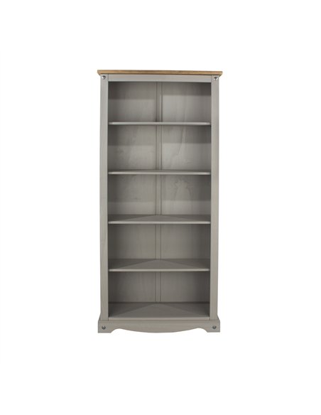 Core Products Corona Grey tall bookcase, CRG924 - pic 117060 | FastDaddyshop