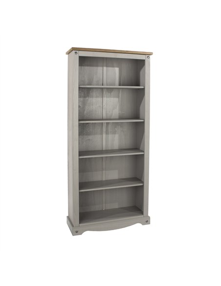 Core Products Corona Grey tall bookcase, CRG924 - pic 117061 | FastDaddyshop