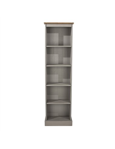 Core Products Corona Grey tall narrow bookcases , CRG946