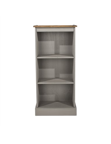Core Products Corona Grey low narrow bookcase, CRG948