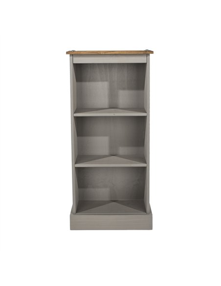 Core Products Corona Grey low narrow bookcase, CRG948 - pic 117070 | FastDaddyshop