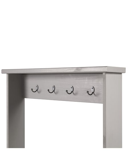 Core Products Corona Grey hall shoe bench with hat & coat rack, CRG950 - pic 117075 | FastDaddyshop