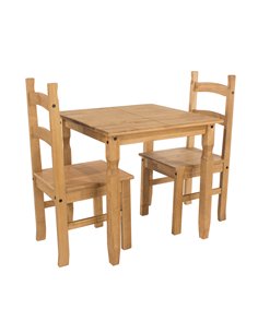 Core Products Corona square dining table & 2 chair SET     , CRTBSET1