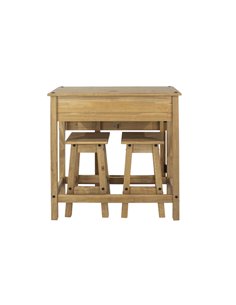 Core Products Corona breakfast drop leaf table & 2 stools SET, CRTBSET4 2