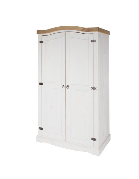 Core Products Corona White 2 door wardrobe , CRW120 - pic 117194 | FastDaddyshop