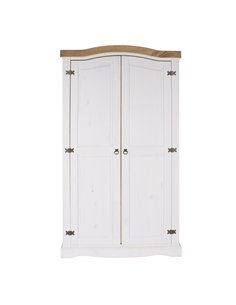 Core Products Corona White 2 door wardrobe , CRW120 2