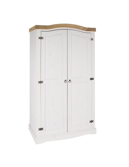 Core Products Corona White 2 door wardrobe , CRW120 - pic 117196 | FastDaddyshop