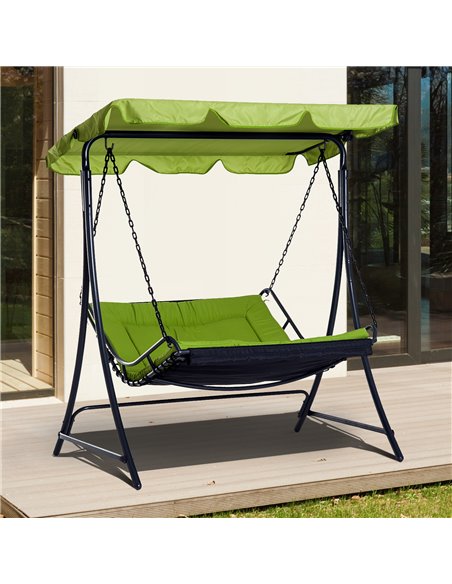 Outsunny Swing Chair Hammock Seat-Green - pic 11720 | FastDaddyshop