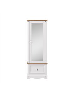 Core Products Corona White armoire with mirrored door, CRW125 2