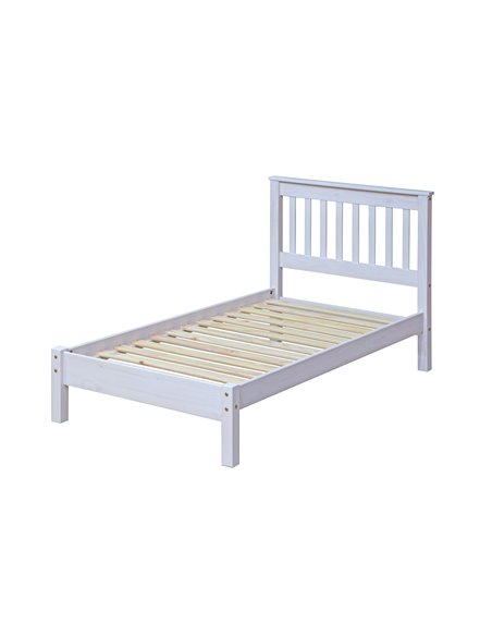 Core Products Corona White 91cm slatted lowend bedstead, CRW300LE - pic 117217 | FastDaddyshop