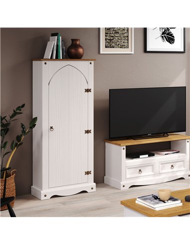 Core Products Corona White vestry cupboard , CRW705