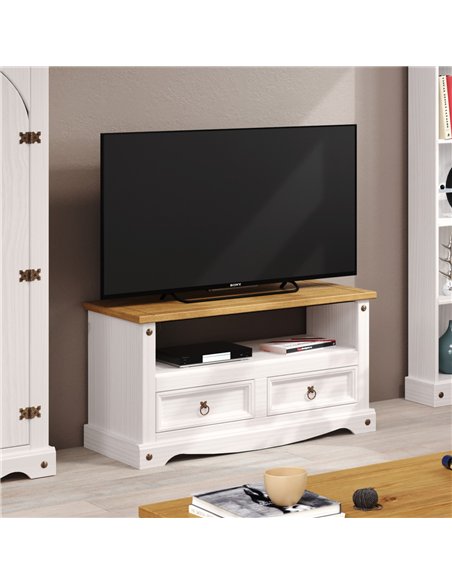 Core Products Corona White flat screen tv unit, CRW710 - pic 117228 | FastDaddyshop