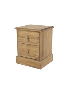 Core Products Cotswold 2 drawer bedside cabinet, CT110