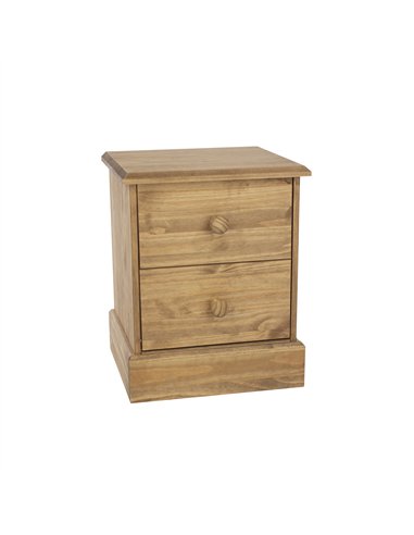 Core Products Cotswold 2 drawer bedside cabinet, CT110