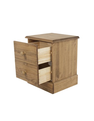 Core Products Cotswold 2 drawer bedside cabinet, CT110