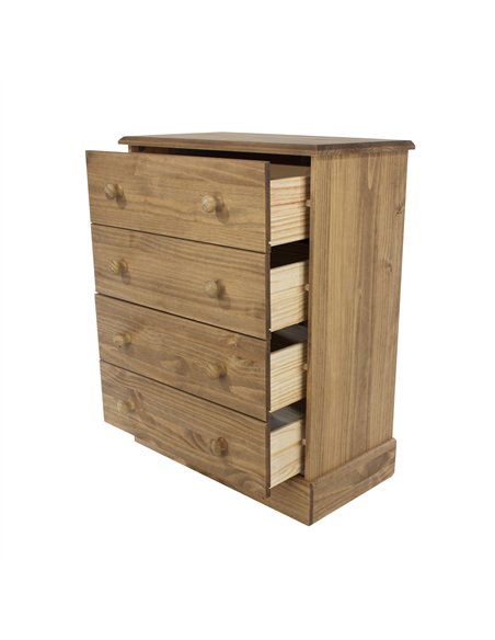 Core Products Cotswold 4 drawer chest, CT114 - pic 117282 | FastDaddyshop