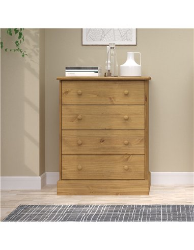 Core Products Cotswold 4 drawer chest, CT114