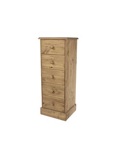 Core Products Cotswold 5 drawer narrow chest, CT117
