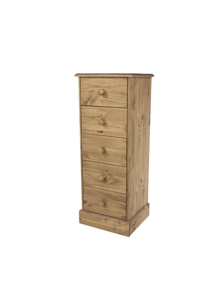 Core Products Cotswold 5 drawer narrow chest, CT117 - pic 117285 | FastDaddyshop