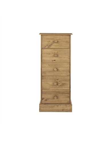 Core Products Cotswold 5 drawer narrow chest, CT117