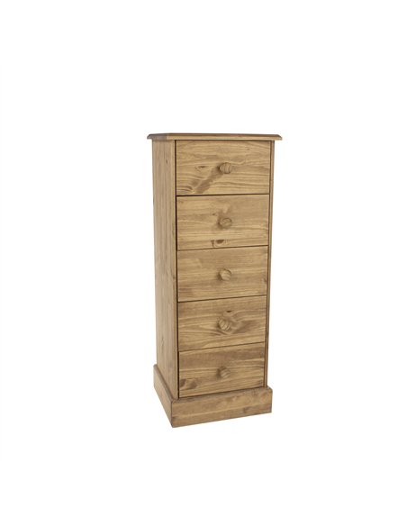 Core Products Cotswold 5 drawer narrow chest, CT117 - pic 117287 | FastDaddyshop