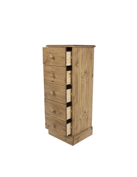 Core Products Cotswold 5 drawer narrow chest, CT117 - pic 117288 | FastDaddyshop