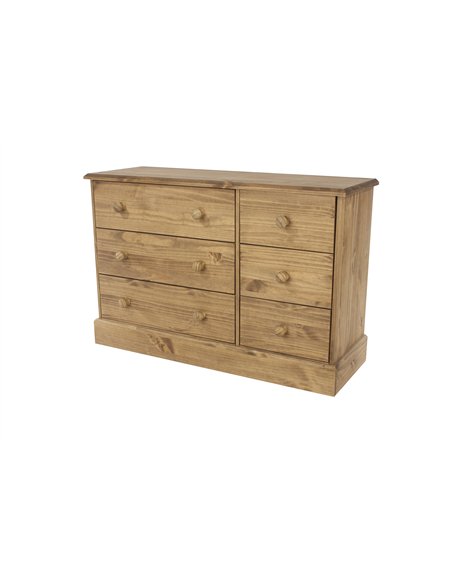 Core Products Cotswold 3+3 drawer wide chest, CT133 - pic 117291 | FastDaddyshop
