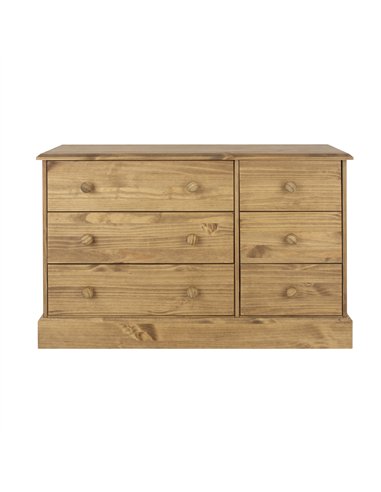 Core Products Cotswold 3+3 drawer wide chest, CT133