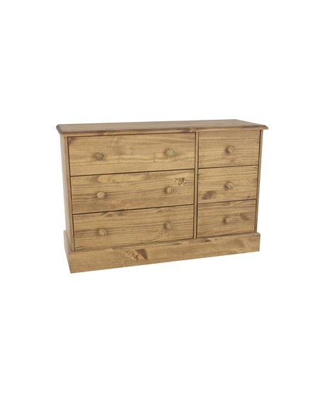 Core Products Cotswold 3+3 drawer wide chest, CT133 - pic 117293 | FastDaddyshop