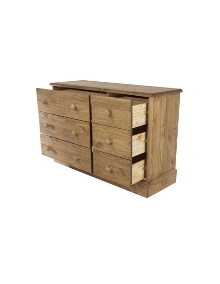 Core Products Cotswold 3+3 drawer wide chest, CT133 - pic 117294 | FastDaddyshop