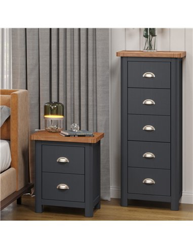 Core Products Dunkeld 5 drawer narrow chest, DK217