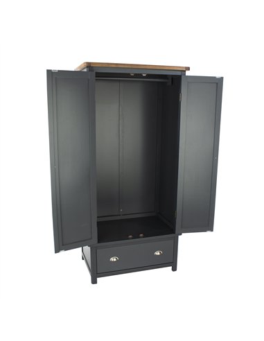 Core Products Dunkeld 2 door, 1 drawer wardrobe, DK221