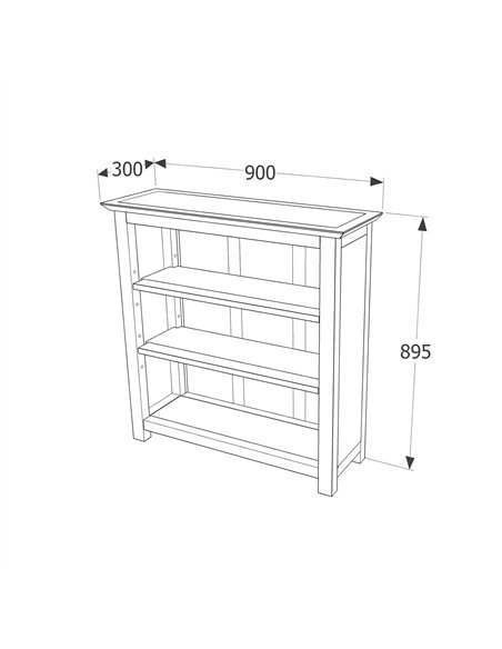 Core Products Dunkeld low bookcase, DK311 - pic 117355 | FastDaddyshop