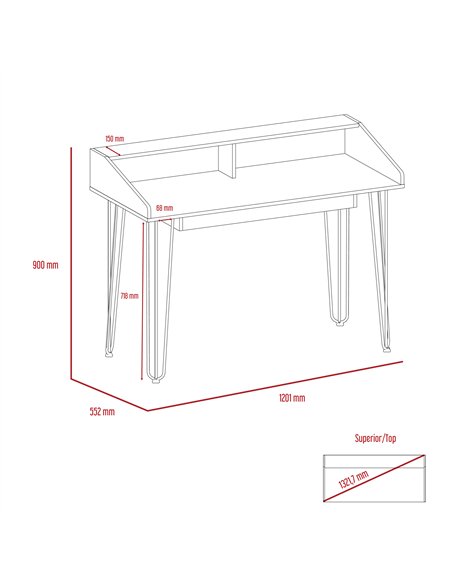 Core Products Dallas home office desk , DL107 - pic 117371 | FastDaddyshop