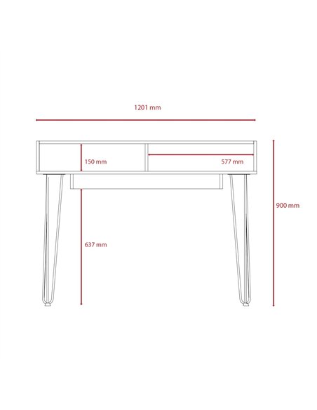 Core Products Dallas home office desk , DL107 - pic 117372 | FastDaddyshop