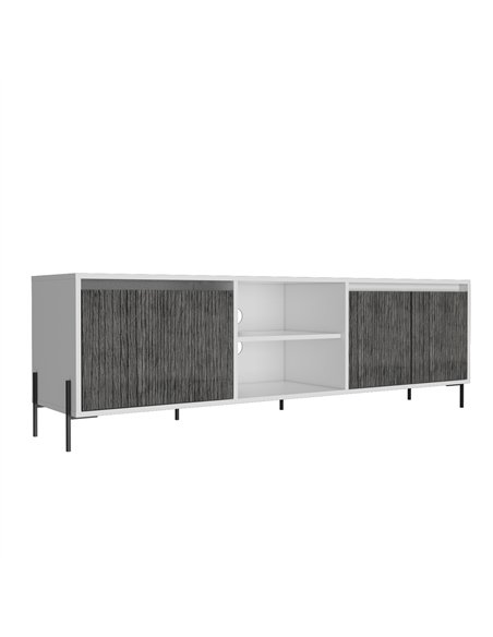 Core Products Dallas ultra wide TV rack with 4 doors, DL912 - pic 117404 | FastDaddyshop