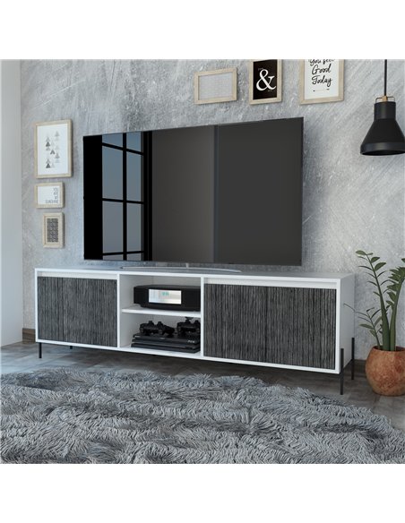 Core Products Dallas ultra wide TV rack with 4 doors, DL912 - pic 117407 | FastDaddyshop