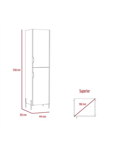 Core Products Dallas tall storage cabinet, DL924